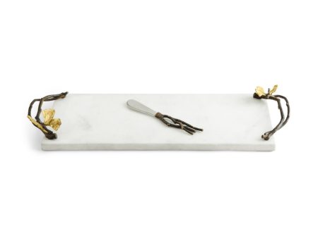 Butterfly Ginkgo Small Cheese Board W  Knife Fashion