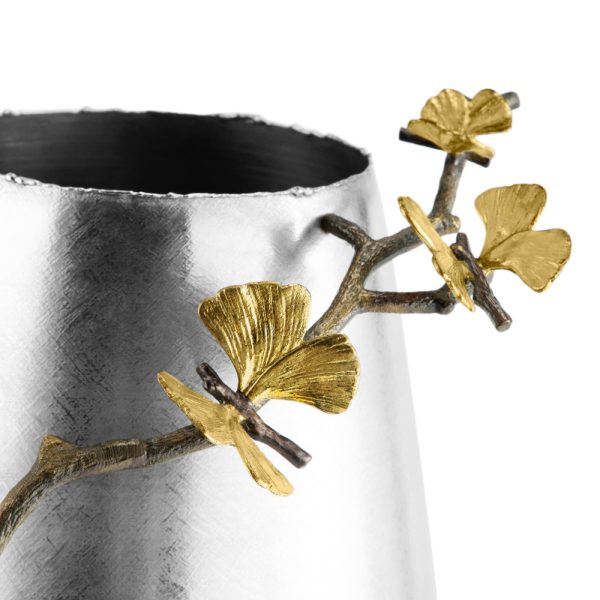 Butterfly Ginkgo Centerpiece Vase For Sale