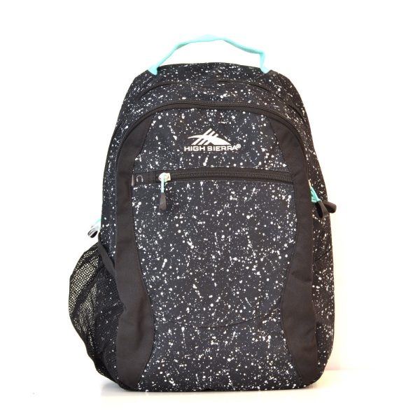 High Sierra Curve Daypack Speckle Black Aquamarine Cheap