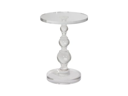 Ethan Allen Ballan Acrylic Accent Table Supply