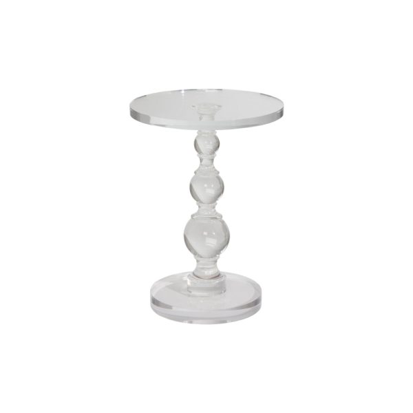 Ethan Allen Ballan Acrylic Accent Table Supply