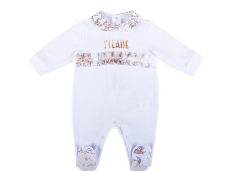 Alviero Martini White & Beige Sleepsuit Supply