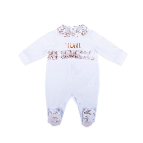 Alviero Martini White & Beige Sleepsuit Supply