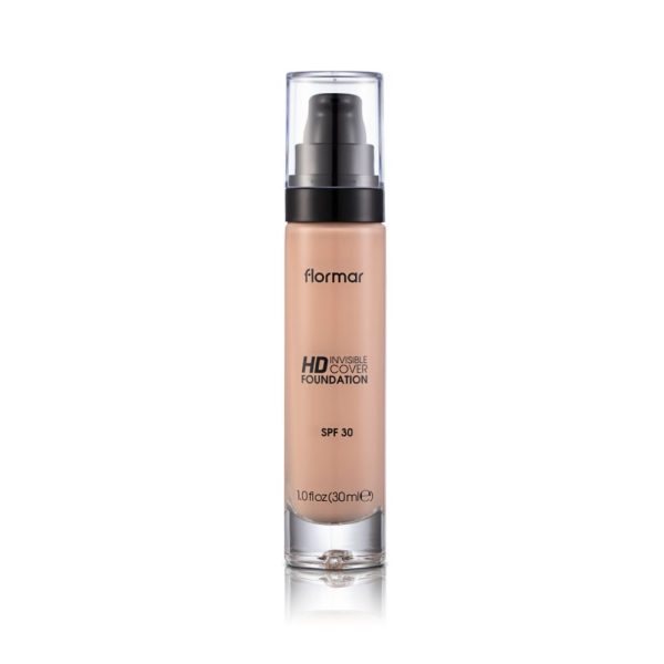 Flormar Invisible Cover HD Foundation 130 Caramel - 30ml on Sale