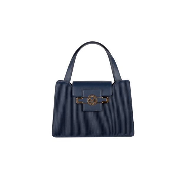 Valentino Orlandi Ladies Bag Dark Blue  Color Discount