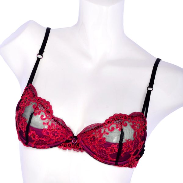 Lise Charmel Underwired Bra Black Fucshia 32B For Cheap