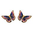 Les Nereides Japanese Emperor Butterfly Earrings on Sale