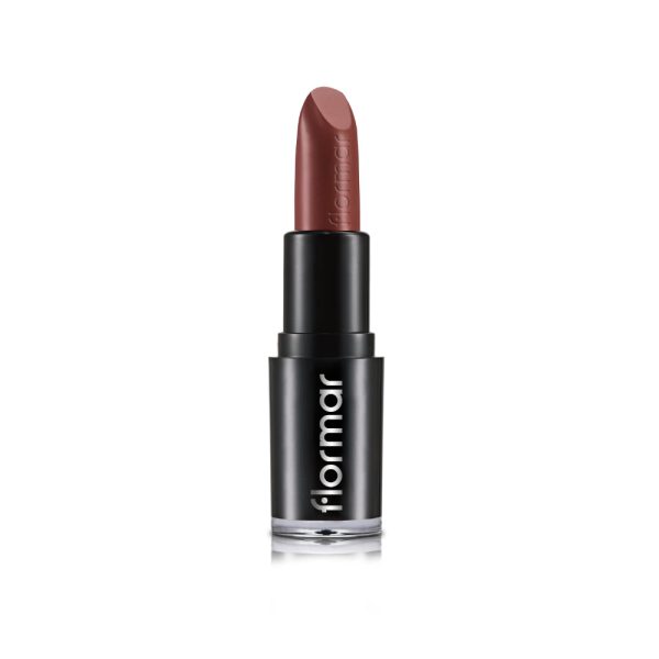 Flormar Long Wearing Lipstick 002 Dark Burgundy - 3.9 g Hot on Sale