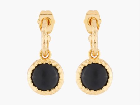 Les Nereides Black Onyx Stud Earrings For Sale