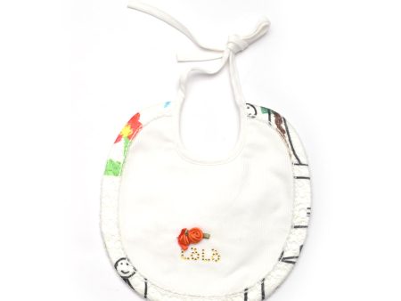 Loredana White Bib One Size Cheap