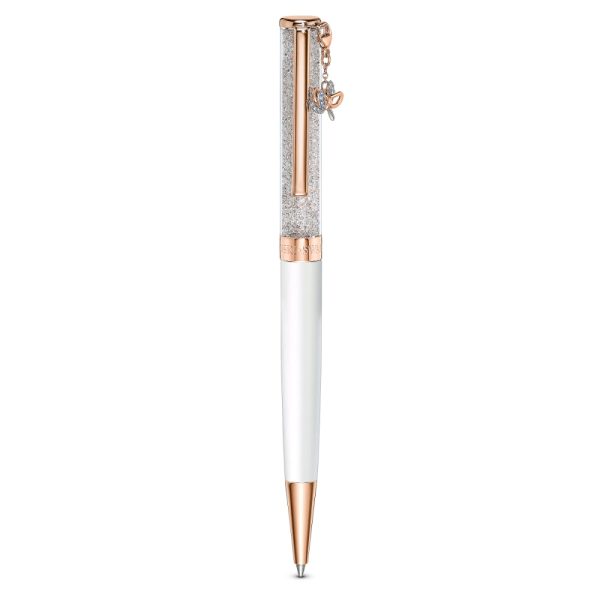 Swarovski Crystalline Celebration 2021 Ballpoint Pen White, Rose-Gold Tone Plated Online Hot Sale