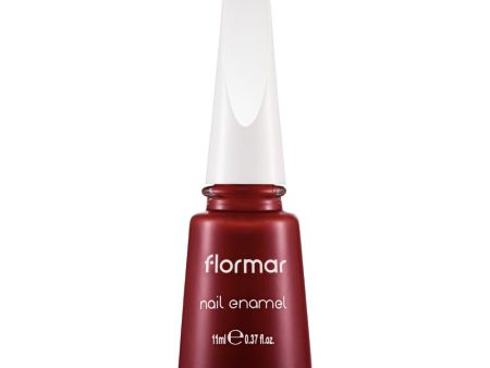 Flormar Nail Enamel 416 Straight Red - 11 ml For Cheap