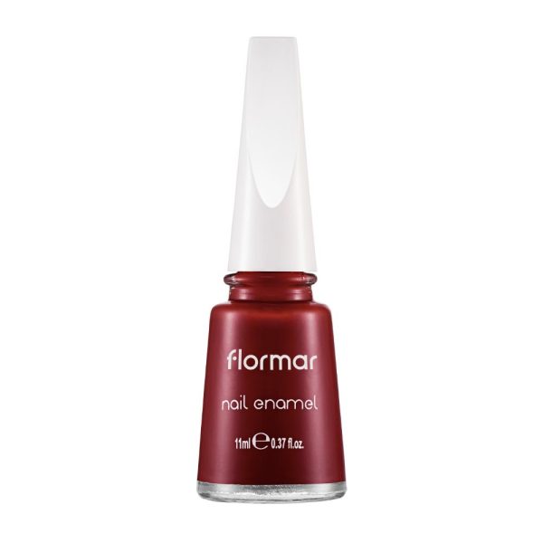 Flormar Nail Enamel 416 Straight Red - 11 ml For Cheap