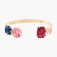 Les Nereides 4 Stones La Diamantine Multicoloured Bangle Bracelet Cheap