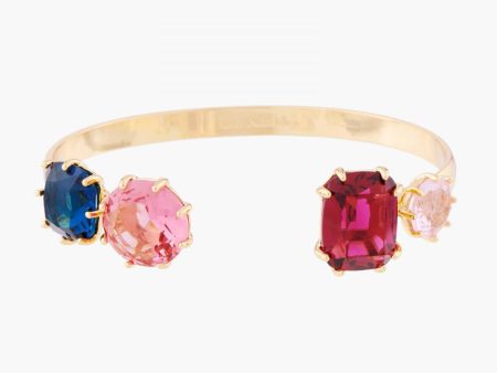 Les Nereides 4 Stones La Diamantine Multicoloured Bangle Bracelet Cheap