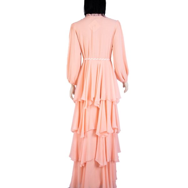 Shaira Dress Peach Color Online