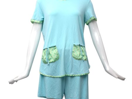 Twinset Short Pyjama Set Mint Green Medium Supply