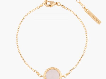 Les Nereides Pink Quartz Chain Bracelet For Sale