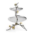 Butterfly Ginkgo 2 Tier Etagere Online Sale