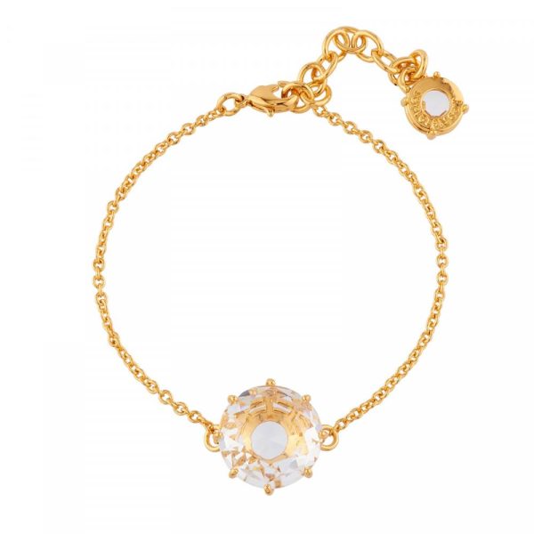 Les Nereides Round Crystal Stone Bracelet For Discount