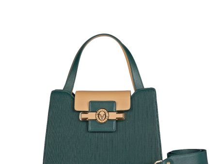 Valentino Orlandi Ladies Bag Dark Green  Color Fashion