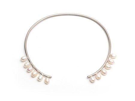 Chillout One Line With Many Pearls Chocker Basic on Sale