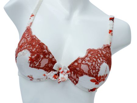 Twinset Padded Bra White Cinnamon 34C For Sale