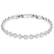 Swarovski Angelic Bracelet White, Rhodium Plated Hot on Sale