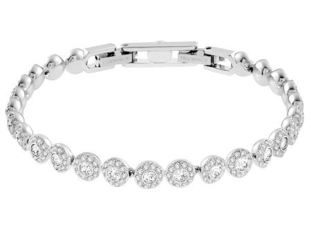 Swarovski Angelic Bracelet White, Rhodium Plated Hot on Sale