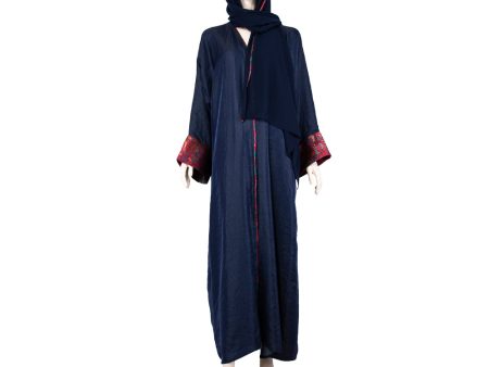 Lamar Abaya Color Denim Blue Online now