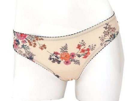 Twinset String Brief Nude Floral Medium Online Hot Sale