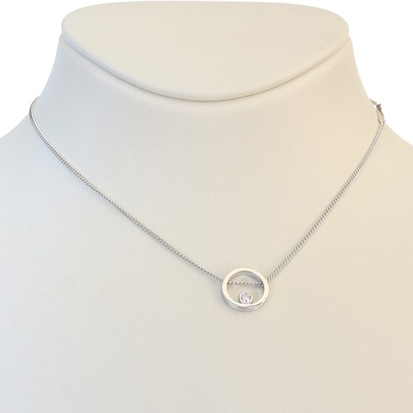 Esprit Necklace Silver ColorÂ  Chain With Round Pendant 925 Silver Online