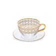 Decorium Mrc 12 Pcs Espresso Set, Saucer With Gold Rim Cheap