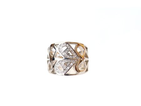 Aigner Ring Silver Size 7 Hot on Sale