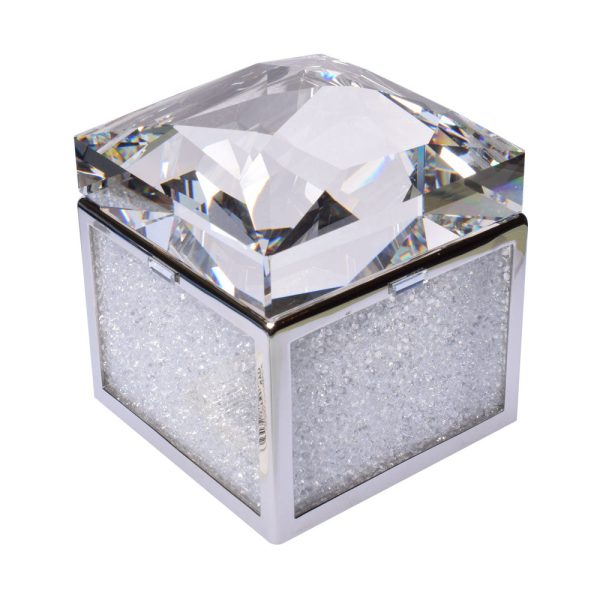 Swarovski Crystal Treasure Box Figurine White Cheap