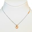 Esprit NecklaceÂ  Stainless Steel Chain Â With RosegoldÂ Â HeartÂ  With Stone Pendant Online now