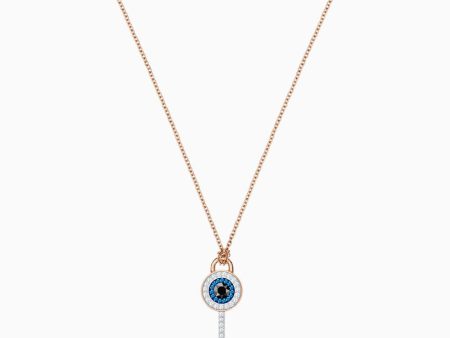 Swarovski Symbolic Evil Eye Pendant Multi-Colored Rose-Gold Tone One Size Online