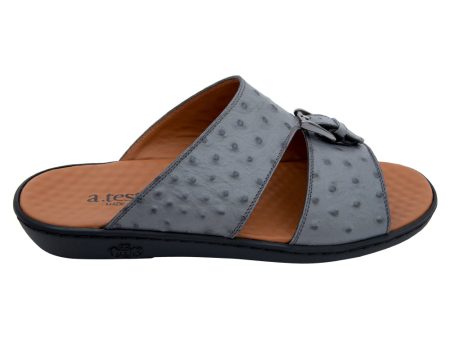 A.Testoni Sandal Dark Grey on Sale