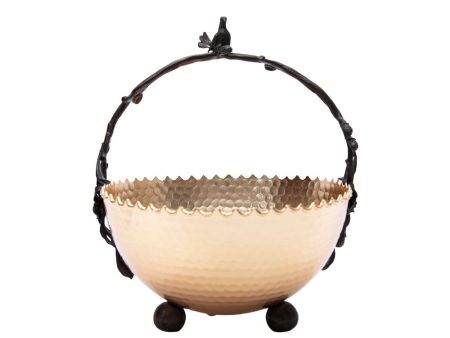 Decorium Nature S 17.5 Cm Basket, Gold Online