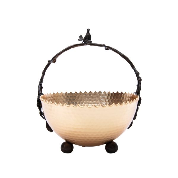 Decorium Nature S 17.5 Cm Basket, Gold Online