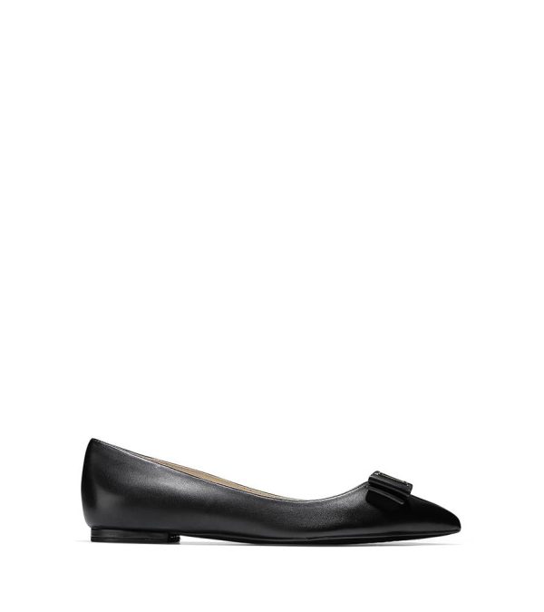 Cole Haan Tali Bow Skimmer,Black,8 Blacksize 8 on Sale