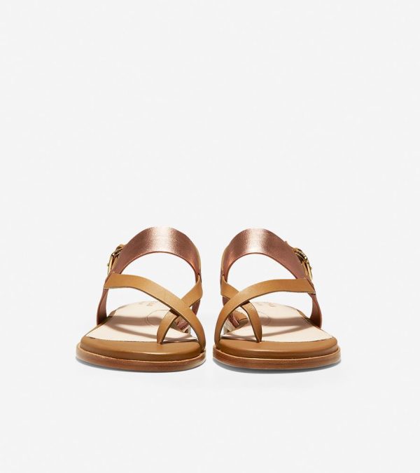 Cole Haan Anica Thong Sandal,Pecan Rose Gold,9.5 Pecan Rose Goldsize 9.5 Supply