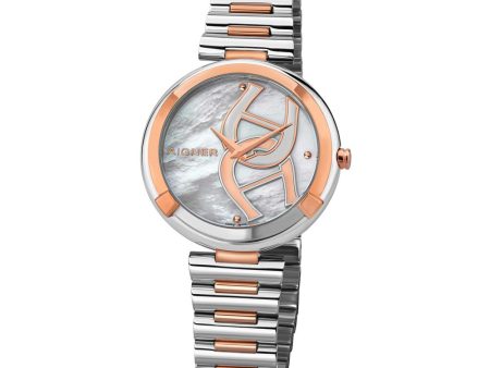 Aigner Gorizia Ladies Watch With Two-Tone Stainless Steel & Rose Gold Plated Case Hot on Sale