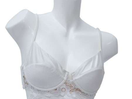 Yamamay Padded Bustier Swimsuit Top White Medium Sale