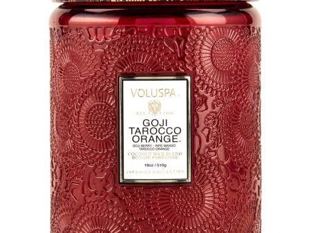 Voluspa Goji Tarocco Orange Large Glass Jar Candle Supply