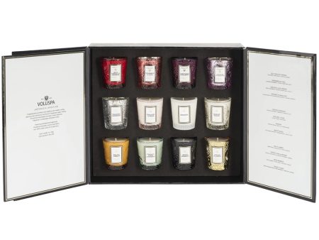 Voluspa 12 Candle Japonica Archive Gift Set Sale