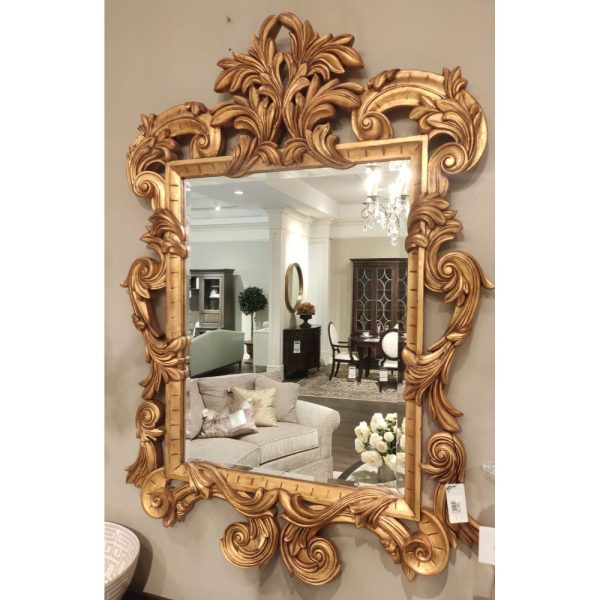 Ethan Allen Ornately Craved Mirror 98X134 cm Discount