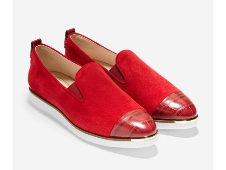 Cole Haan Grand Ambition Slip-on Sneaker Red Dahlia For Discount