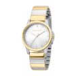 Esprit Ladies Stainless Steel Watch With Two Tone &Â Silver Dial on Sale