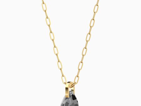 Swarovski T Bar Pendant Gray Gold-Tone One Size Online Sale